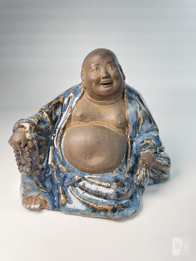清早期 石湾窑弥勒佛造像 - 图2